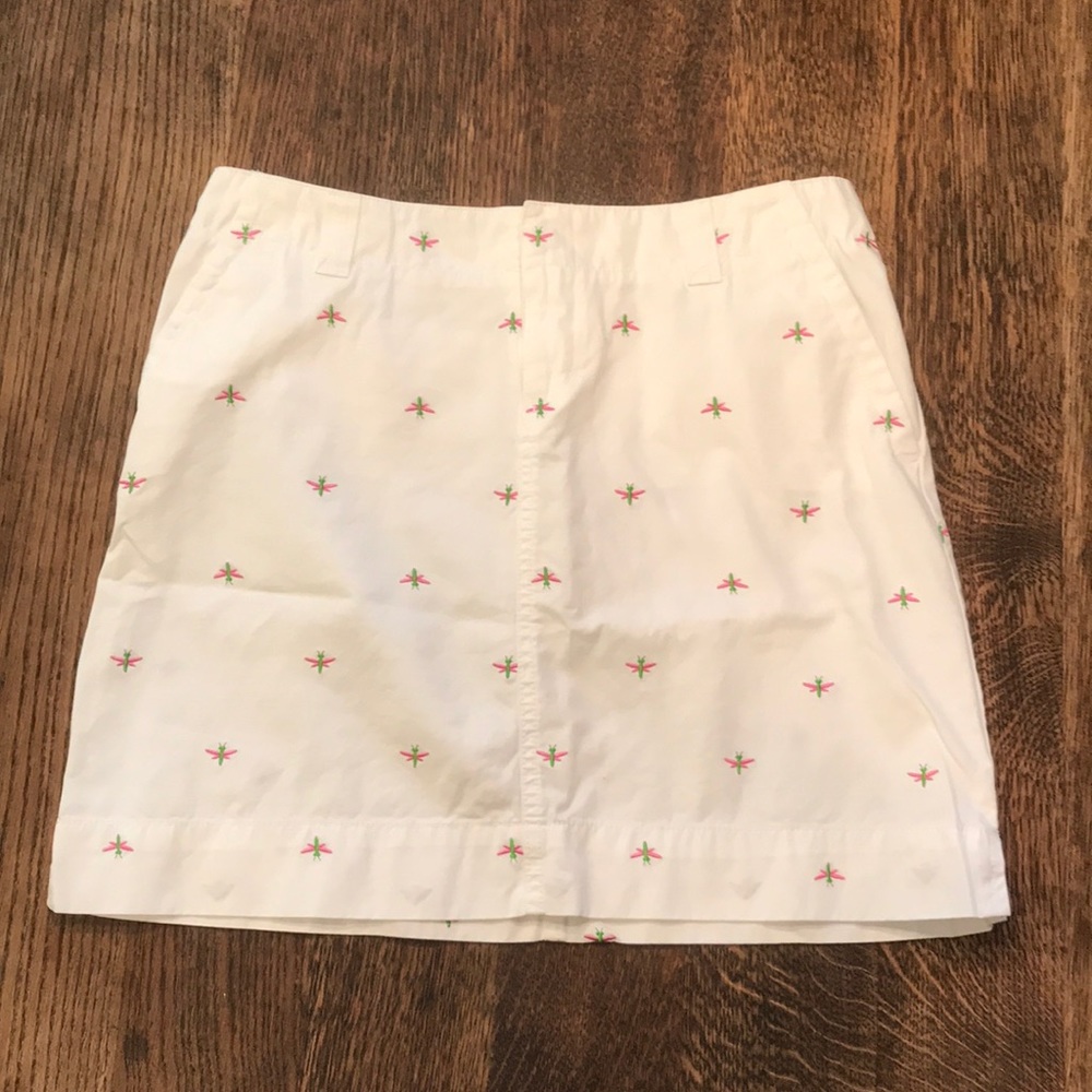 Pink and green dragonfly Lily skirt!